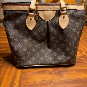 Vintage Louis Vuitton Classic Monogram Tote in Brown and Tan